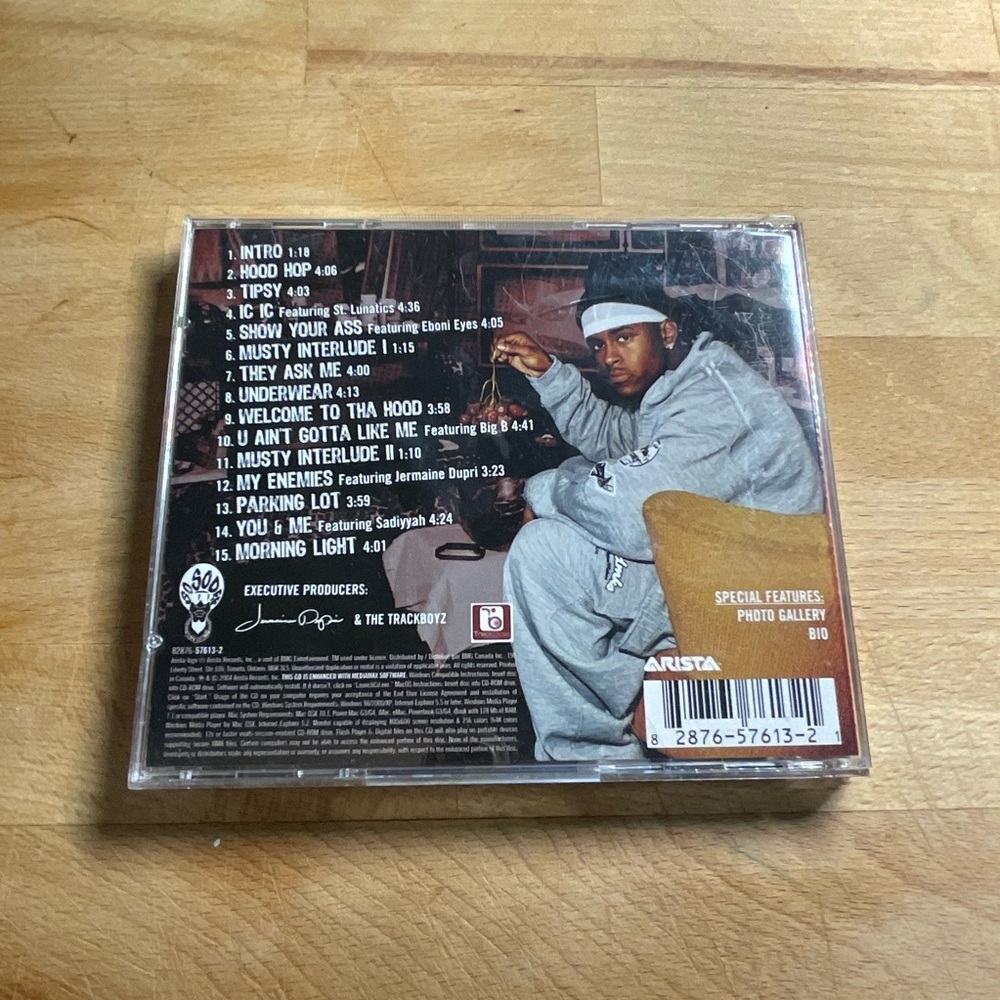 Vintage Y2K CD J-Kwon‎ Hood Hop Hip Rap 2004 Album Compact Disc - Picture 3 of 6